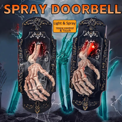 🔥Last Day Promotion 50% OFF-Halloween Decorated Hand Bone Doorbell With Spooky Sounds