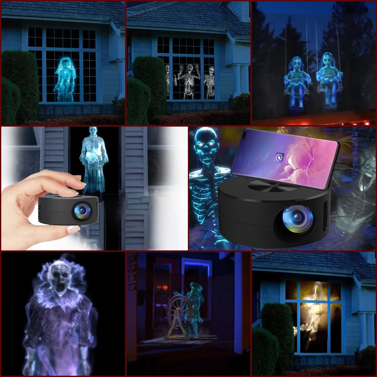 🎃2024 Portable Mini Projector - Getting ready for Halloween/Christmas🎃