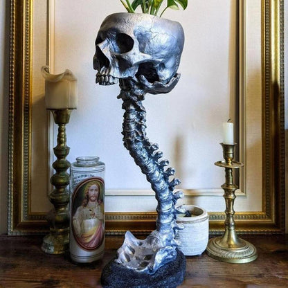 🔥Spinal skull Flower Pot🎃