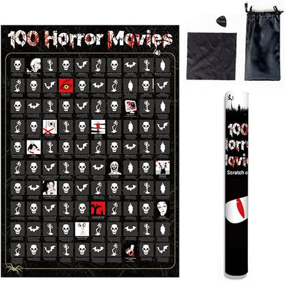 100 horror movie poster