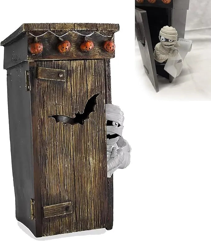 ✨Halloween Pre Sale👻Funny Outhouse Mummy Toy