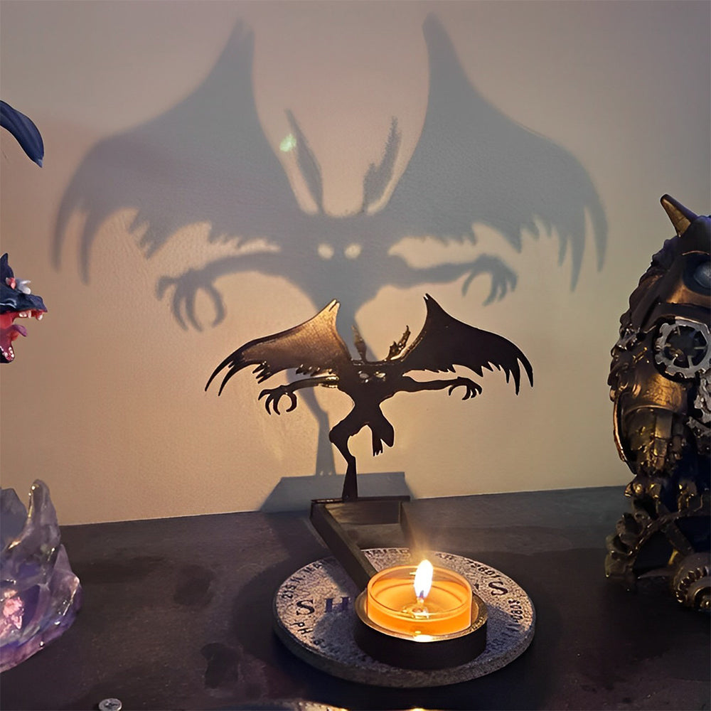 Halloween Shadow Candle Holder, Perfect for Holiday Parties