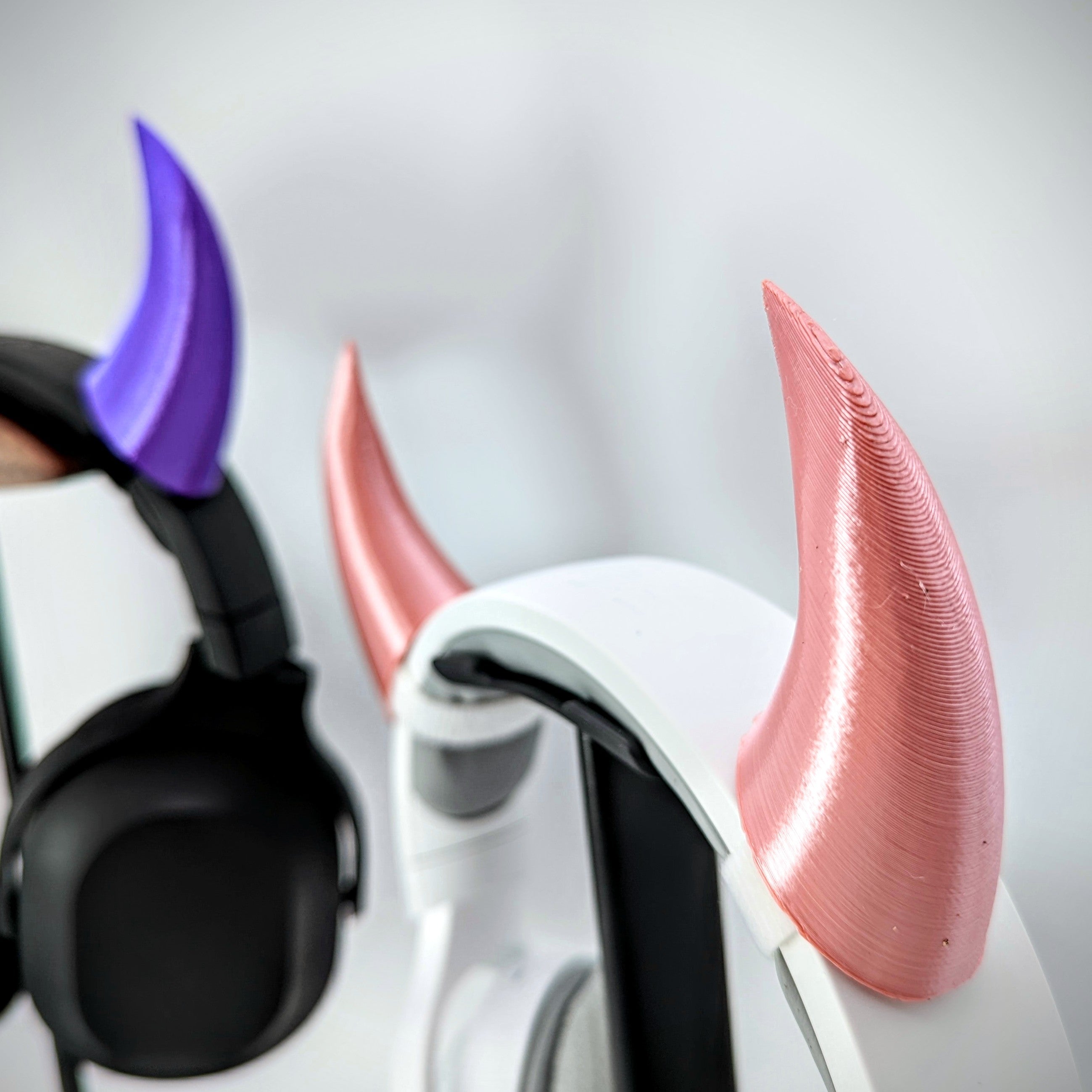 Demon Horns Headphone Attachments