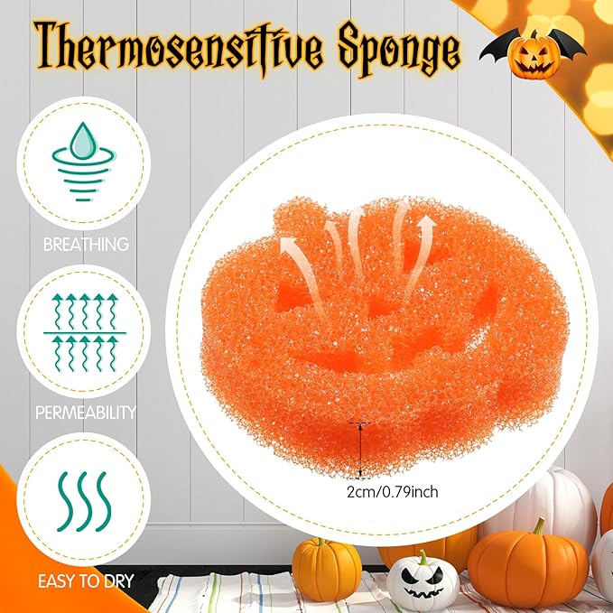 Halloween Non Scratch Multi-Use Scrubbing Cleaning Sponges (👻Set of 3 pcs 👻)