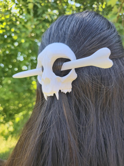 Cat Skull Hair Pin