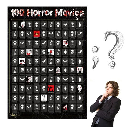 100 horror movie poster